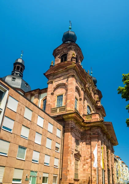 Jesuit Church in Mannheim - Germany, Baden-Wurttemberg — Stock Photo, Image