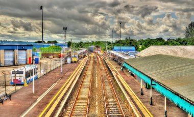 Coleraine tren istasyonu - County Londonderry, Kuzey İrlanda