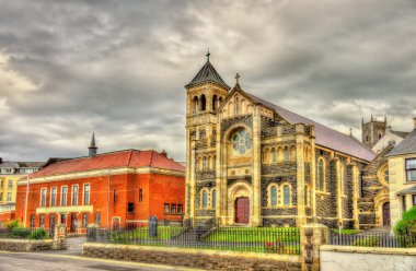 St. Mary Star deniz kilise ve city hall Portstewart - N içinde