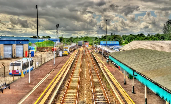 Coleraine železniční stanice - hrabství Londonderry, Severní Irsko — Stock fotografie