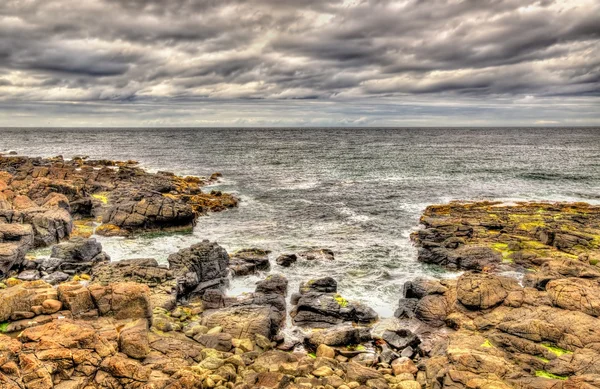 Orilla rocosa en Portstewart - Irlanda del Norte —  Fotos de Stock