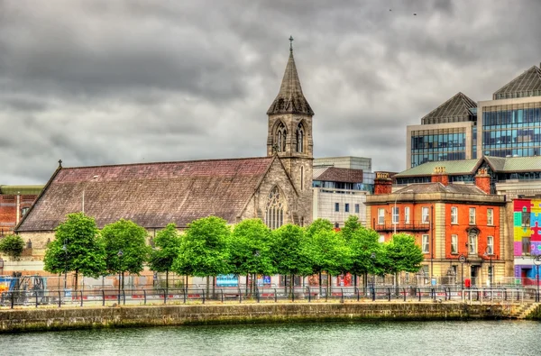 Inmaculado Corazón de María en City Quay, una iglesia en Dublín - Irel —  Fotos de Stock