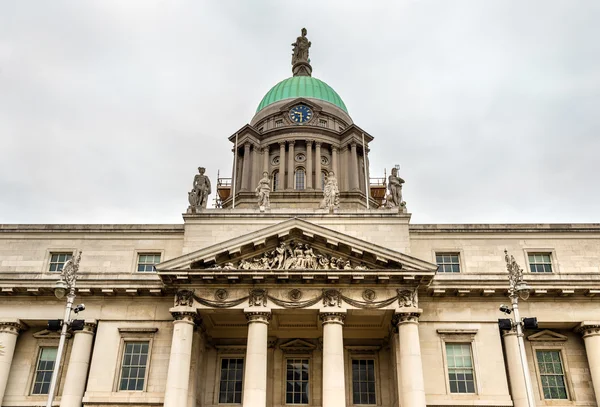 Detalhe da Custom House, um edifício neoclássico em Dublin — Fotografia de Stock