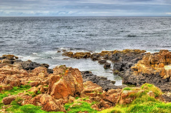 Vista do litoral em Portstewart - Irlanda do Norte — Fotografia de Stock