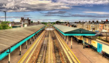Coleraine tren istasyonu - County Londonderry, Kuzey İrlanda