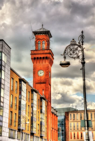 Wachturm an der zentralen Feuerwache Dublin - irland — Stockfoto