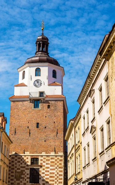 Vista de la Torre de Cracovia en Lublin - Polonia — Foto de Stock