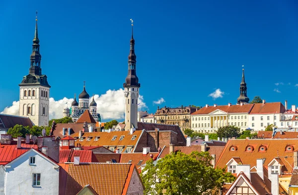 Tallinn, UNESCO miras Estoni içinde tarihi merkezinde — Stok fotoğraf