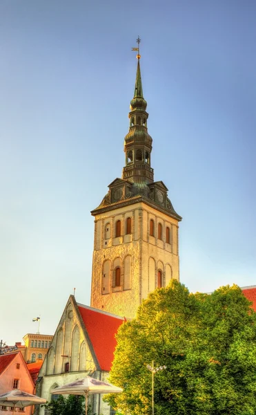St. Nicholas Church in Tallinn - Estonia — Stock Photo, Image