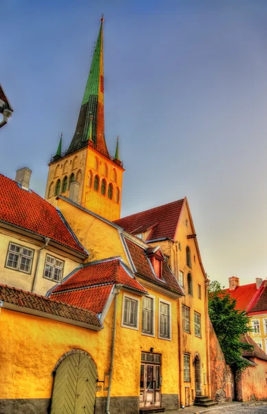 St. Olaf Church in Tallinn - Estonia — Stock Photo, Image