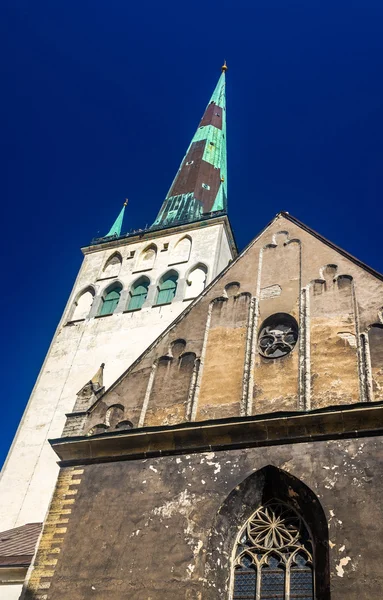 Церковь Святого Олафа в Таллинне - Эстония — стоковое фото