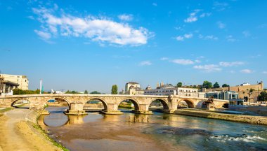 Üsküp - Makedonya'taş köprü görünümü