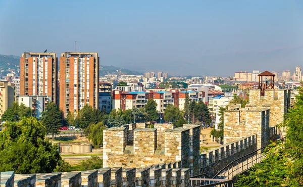 Blick auf Skopje von der Festung - Mazedonien — Stockfoto