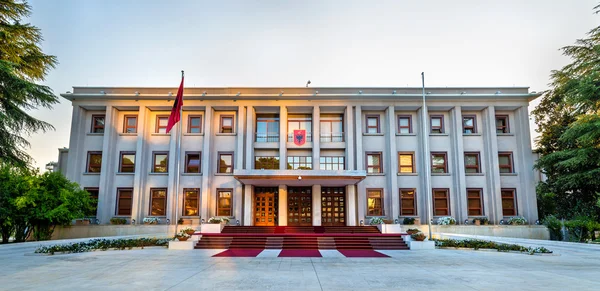 Prezidentský palác Tirana - Albánie — Stock fotografie