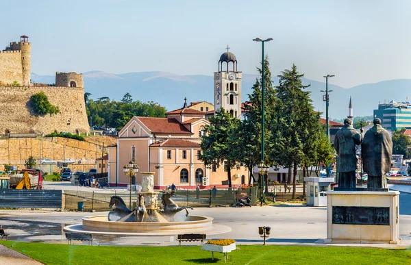 View of the Church St. Demetrius in Skopje - Macedonia — Stock Photo, Image