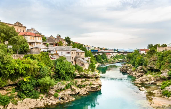 Вид на старый город Мостар - Herzegovina — стоковое фото