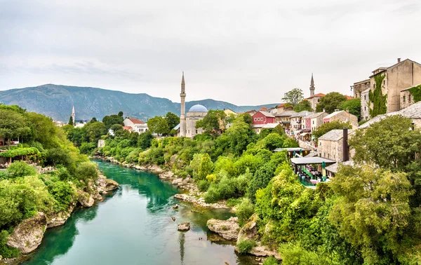 Veduta della città vecchia di Mostar - Erzegovina — Foto Stock
