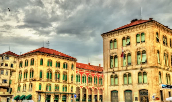 Buildings in the historic centre of Split - Croatia — Stock Photo, Image