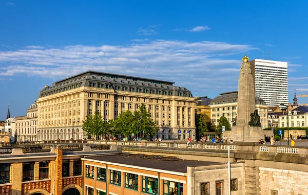 View of Poelaert Square in Brussels - Belgium — Stock Photo, Image