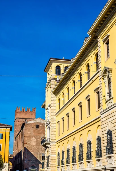 Palazzo Fagiuoli (ex hovedposthus) i Verona - Italien - Stock-foto