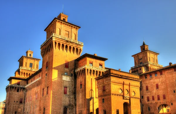 Castello Estense ou Castello di San Michele in Ferrara - Itália — Fotografia de Stock