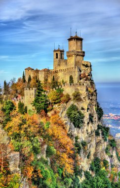De La Fratta or Cesta Tower in San Marino clipart