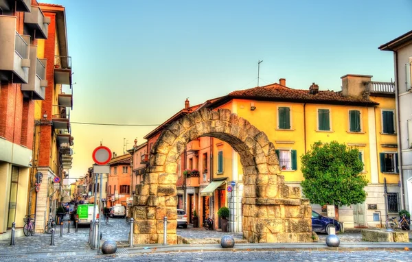 Porta Montanara, un'antica porta di Rimini — Foto Stock