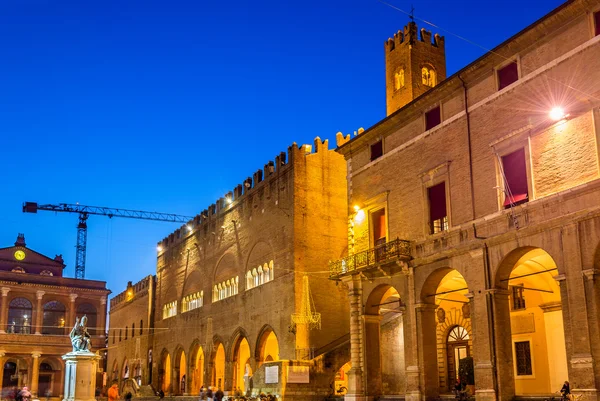 Piazza Cavour Rimini - İtalya üzerinde Belediye binaları — Stok fotoğraf