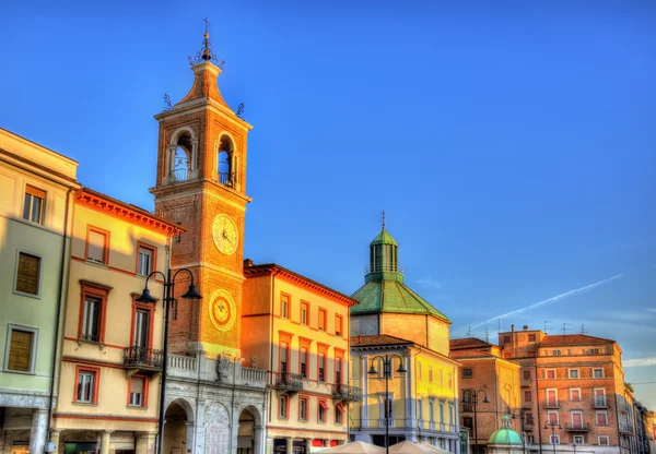 Tre Martiri Square i Rimini - Italien — Stockfoto