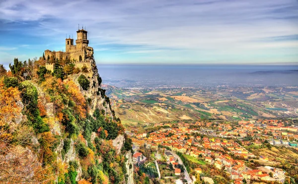 Cesta of Cesta Tower in San Marino — Stockfoto
