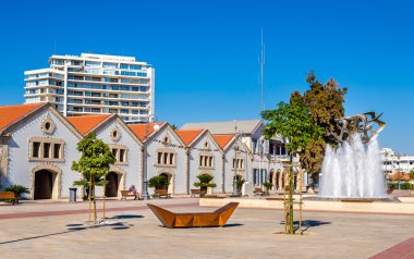 Larnaka - Kıbrıs Avrupa meydanda görünümünü