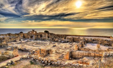 Kourion, Kıbrıs'taki antik bir Yunan kenti kalıntıları