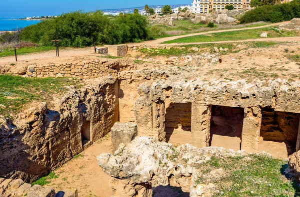 Túmulos dos Reis, uma antiga necrópole em Paphos - Chipre — Fotografia de Stock