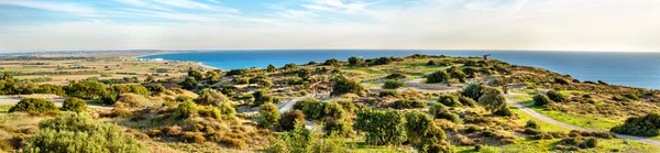 Krajobraz Kurionie, starożytne greckie miasto na Cyprze — Zdjęcie stockowe