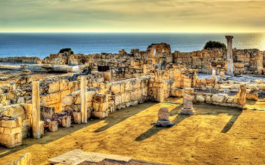 Kourion, Kıbrıs'taki antik bir Yunan kenti kalıntıları