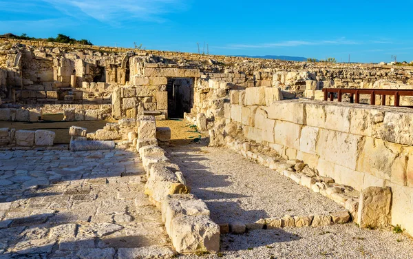 Ruiny Kurionie, starożytne greckie miasto na Cyprze — Zdjęcie stockowe
