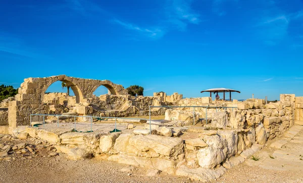 Ruiny Kurionie, starożytne greckie miasto na Cyprze — Zdjęcie stockowe