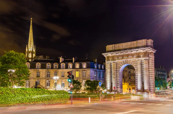 Porte de Bourgogne v Bordeaux, Francie — Stock fotografie