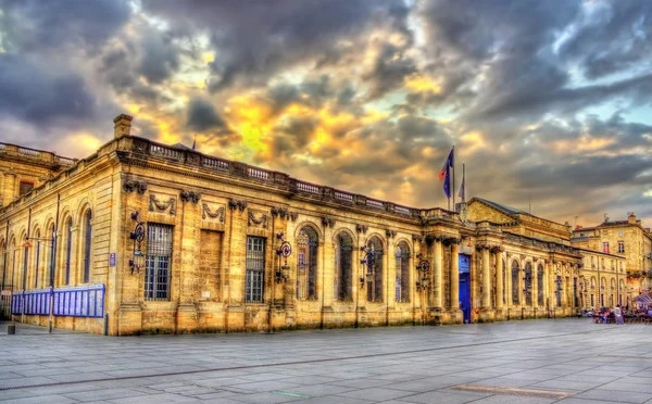 Palais Rohan, the City Hall of Bordeaux - France — Stock Photo, Image