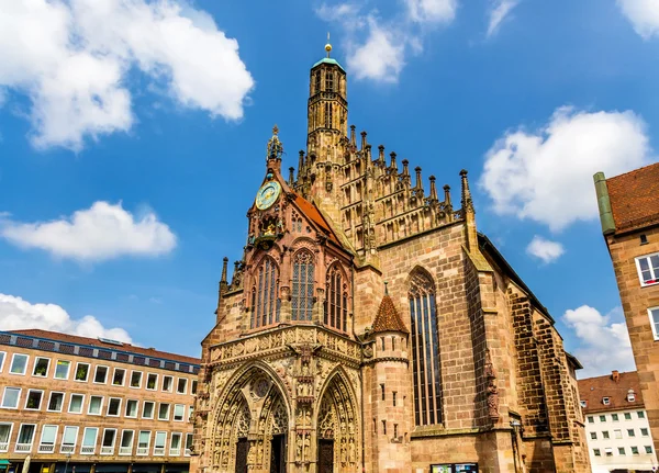 Frauenkirche templom, Nürnberg - a Németország, Bajorország — Stock Fotó