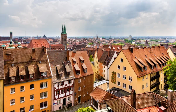 View of Nuremberg from the castle — Stock Photo, Image