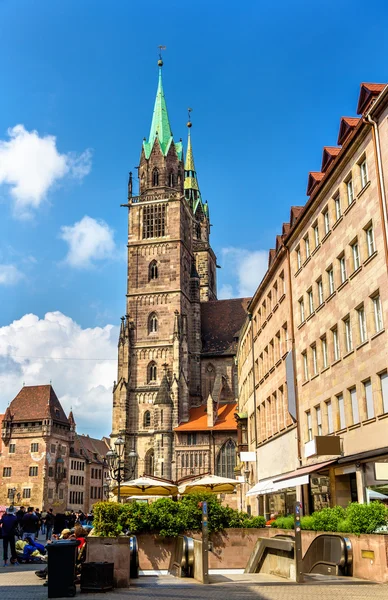 Eglise St. Lorenz à Nuremberg - Allemagne, Bavière — Photo