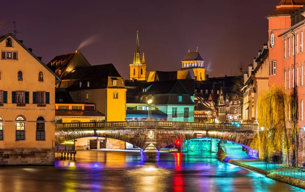 Beteg folyó Strasbourg - Elzász, Franciaország — Stock Fotó