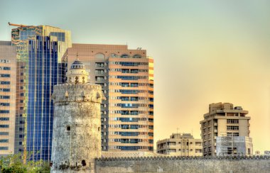 Qasr al-Hosn, eski bir kale Abu Dabi, Birleşik Arap Emirlikleri