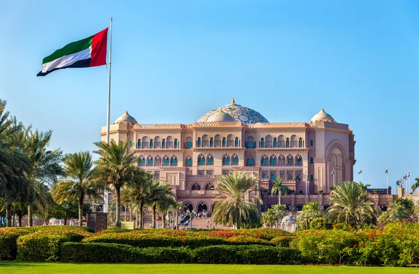 Az Emirates Palace-Abu-Dzabi - Egyesült Arab Emírségek Nézd — Stock Fotó
