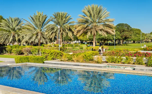 Al Jahli 公园在 Al Ain，阿拉伯联合酋长国 — 图库照片
