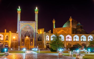 Isfahan - Iran Şah (Imam) cami görünümünü