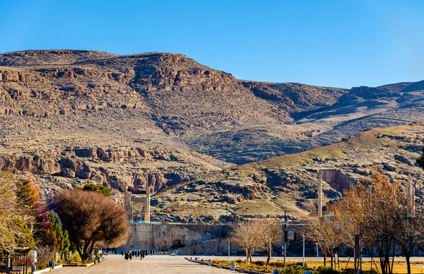 Вид на Персеполис, столицу Ахеменидской империи — стоковое фото