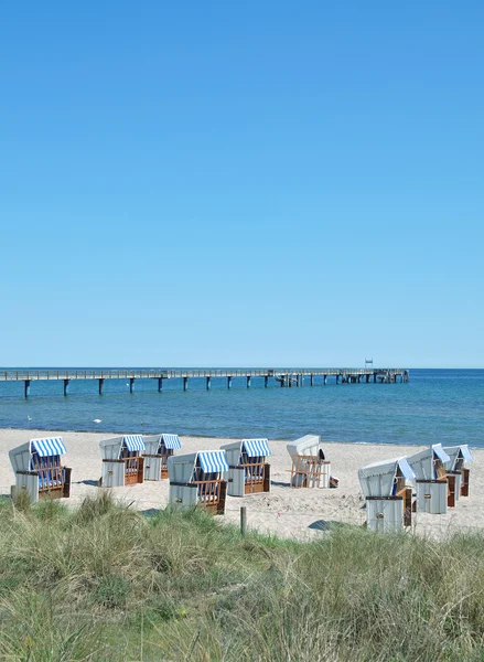 Boltenhagen, Morze Bałtyckie, Meklemburgia Western Pomerania, Niemcy — Zdjęcie stockowe