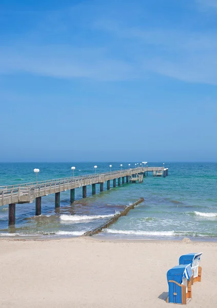 Kühlungsborn, Balti-tenger, Mecklenburg Nyugat Pomerania, Németország — Stock Fotó